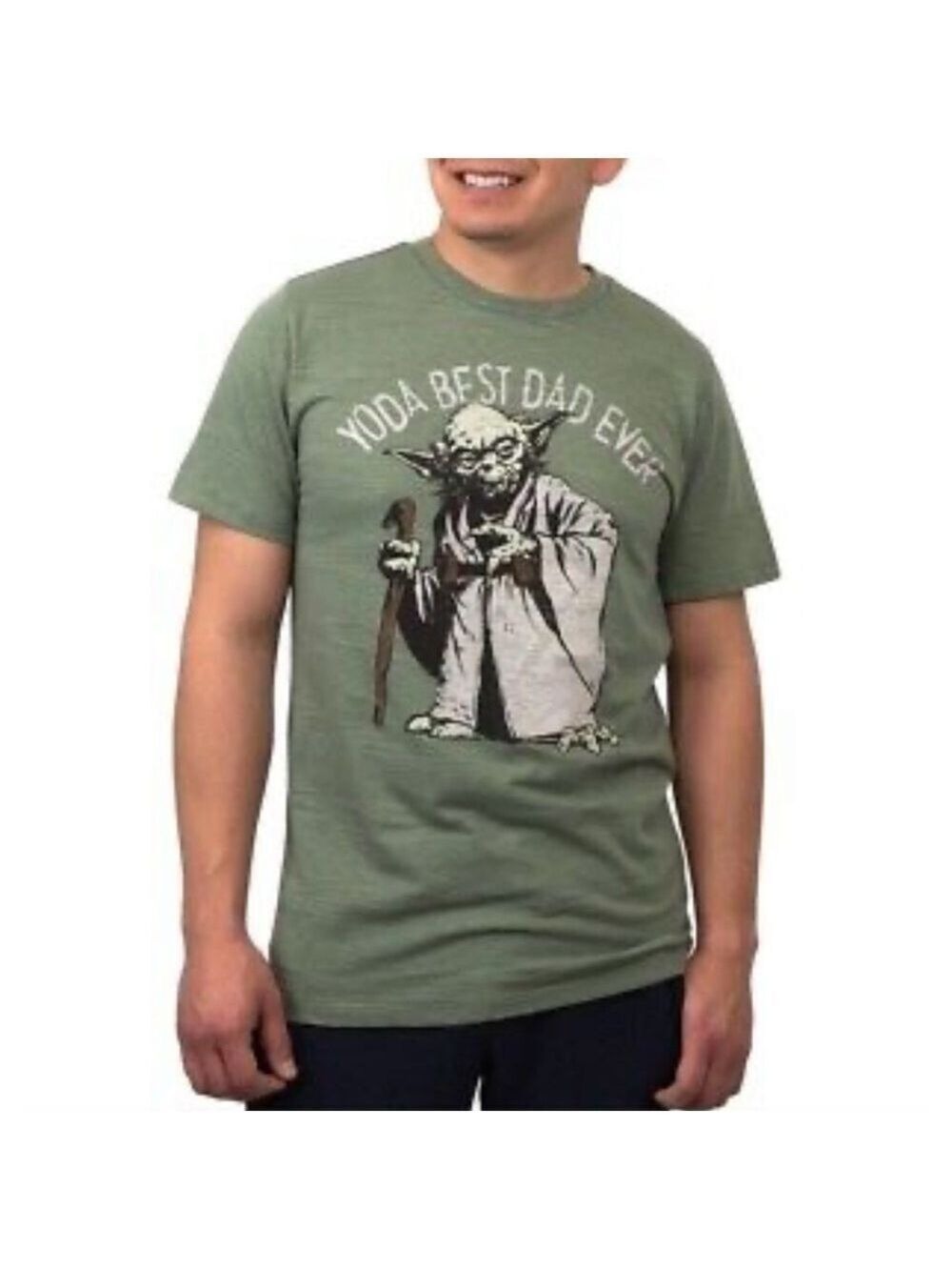 Star Wars Yoda Best Dad Ever Vader Father's Day T-Shirt Men's M
